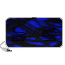 Black and Blue Mp3 Speakers