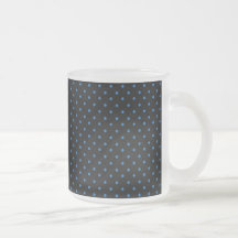 Black and Blue Polka Dots Mug