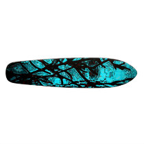 Black and Blue Skateboard