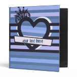black and blue stripes binder binders