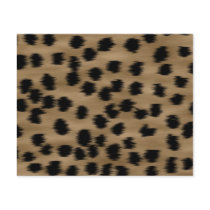 Black and Brown Cheetah Print Pattern. Flyer Design
