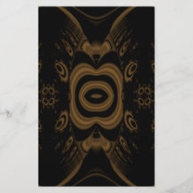Black and Brown Floral Pattern Design. Flyers
