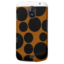 Black and Brown Striped Pattern Samsung Galaxy Nexus Cases
