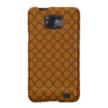 Black and Brown Striped Pattern Galaxy S2 Case