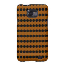 Black and Brown Striped Pattern Galaxy SII Cases