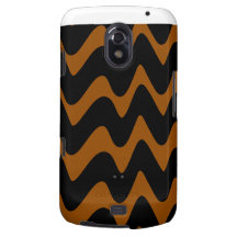 Black and Brown Wavy Lines Galaxy Nexus Case