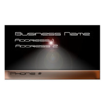 Black and Gold Business card