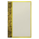Black and Gold Personalized Stationery
