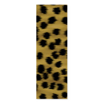 Black and Golden Brown Cheetah Print Pattern. Business Card Templates
