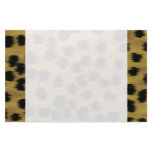 Black and Golden Brown Cheetah Print Pattern. Stationery Paper