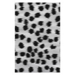 Black and Gray Cheetah Print Pattern. Stationery Paper