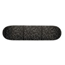 Black and Grey Abstract Pattern Skate Board