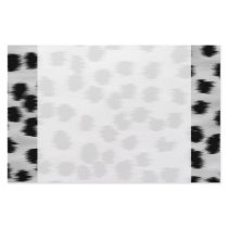 Black and Grey Cheetah Print Pattern. Personalized Stationery