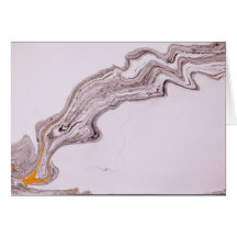 Black and Orange Suminagashi Greeting Cards