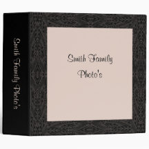 Black and Peach binder