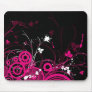 Black and Pink Tattoo Mouse Pad
