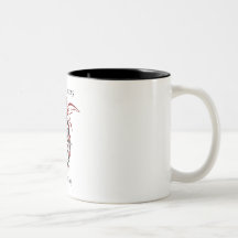 Black and Red Original Logo Mugs