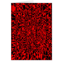 Black and Red Punk Card