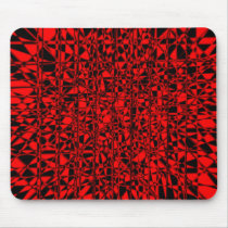 Black and Red Punk Mousepad