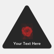 Black and Red Rose. Sticker