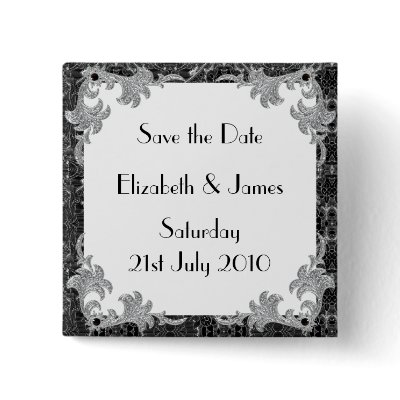 Black and Silver Pins by Weddingpixels