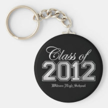 Black and Silver Class of 2012 Key-Chain Keychains