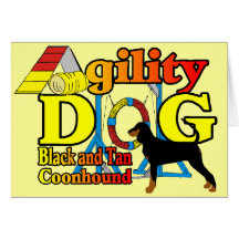 Black_and_Tan_Coonhound Agility Card