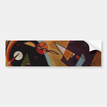 Black And Violet Bumper Stickers