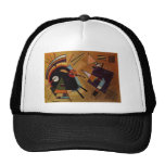 Black And Violet Mesh Hat