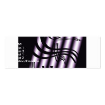 Black And White Abstract Profile Card Business Card Templates