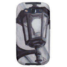 Black and White aceo Samsung Galaxy Case