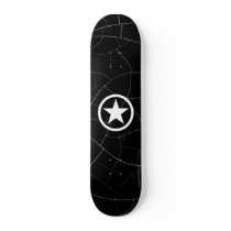 Black and White Army Star Skateboard Decks