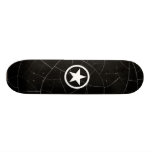 Black and White Army Star Skateboard Decks