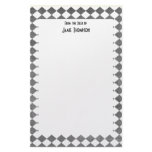 Black and White Art Deco Stationery