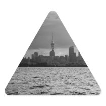 Black and White Auckland Skyline Stickers