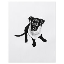Black and White Black Lab Puppy image Personalized Flyer