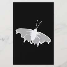 Black and White Butterfly Design. Flyers