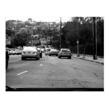 Black And White Cars Post Cards
