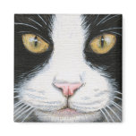 Black and White Cat #1 Magnet