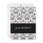 Black and White Chandelier Custom Invitation