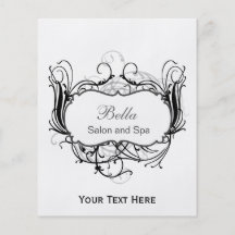 black and white Chic Business Flyers