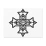 Black and White Coptic Cross Post Cards