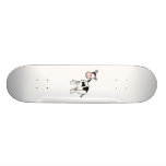 Black and White Cow Cartoon. Skate Board Decks