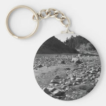 Black And White Creek Keychains