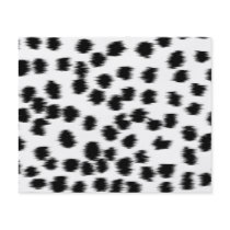 Black and White Dalmatian Print Pattern. Flyer