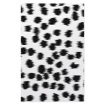 Black and White Dalmatian Print Pattern. Personalized Stationery