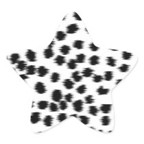 Black and White Dalmatian Print Pattern. Stickers