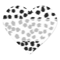 Black and White Dalmatian Print Pattern. Sticker