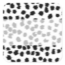 Black and White Dalmatian Print Pattern. Stickers
