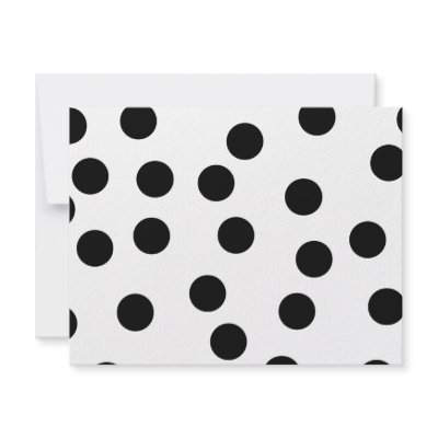 Black and White Dalmatian Spot Pattern. Personalized Invite by Graphics_By_Metarla